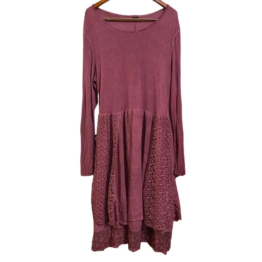 Fantazia Berry Fairy Lace Multi Dimensional Dress M